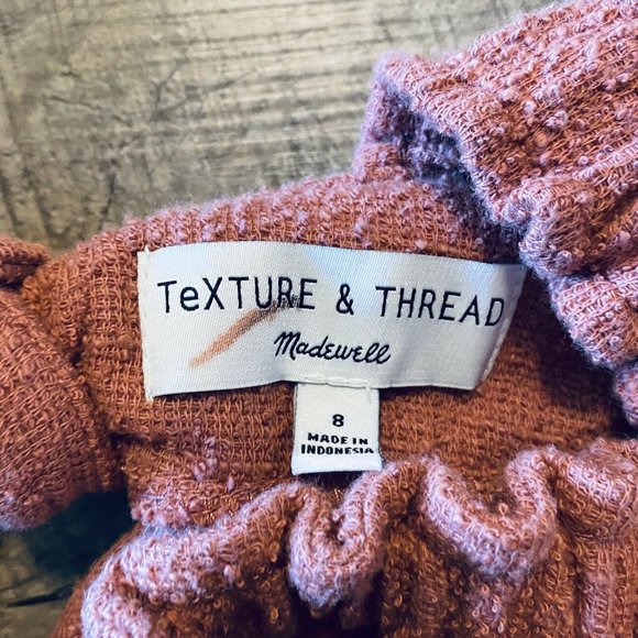 MADEWELL Texture & Thread Jumpsuit Size 8 NWOT - Picture 6 of 9